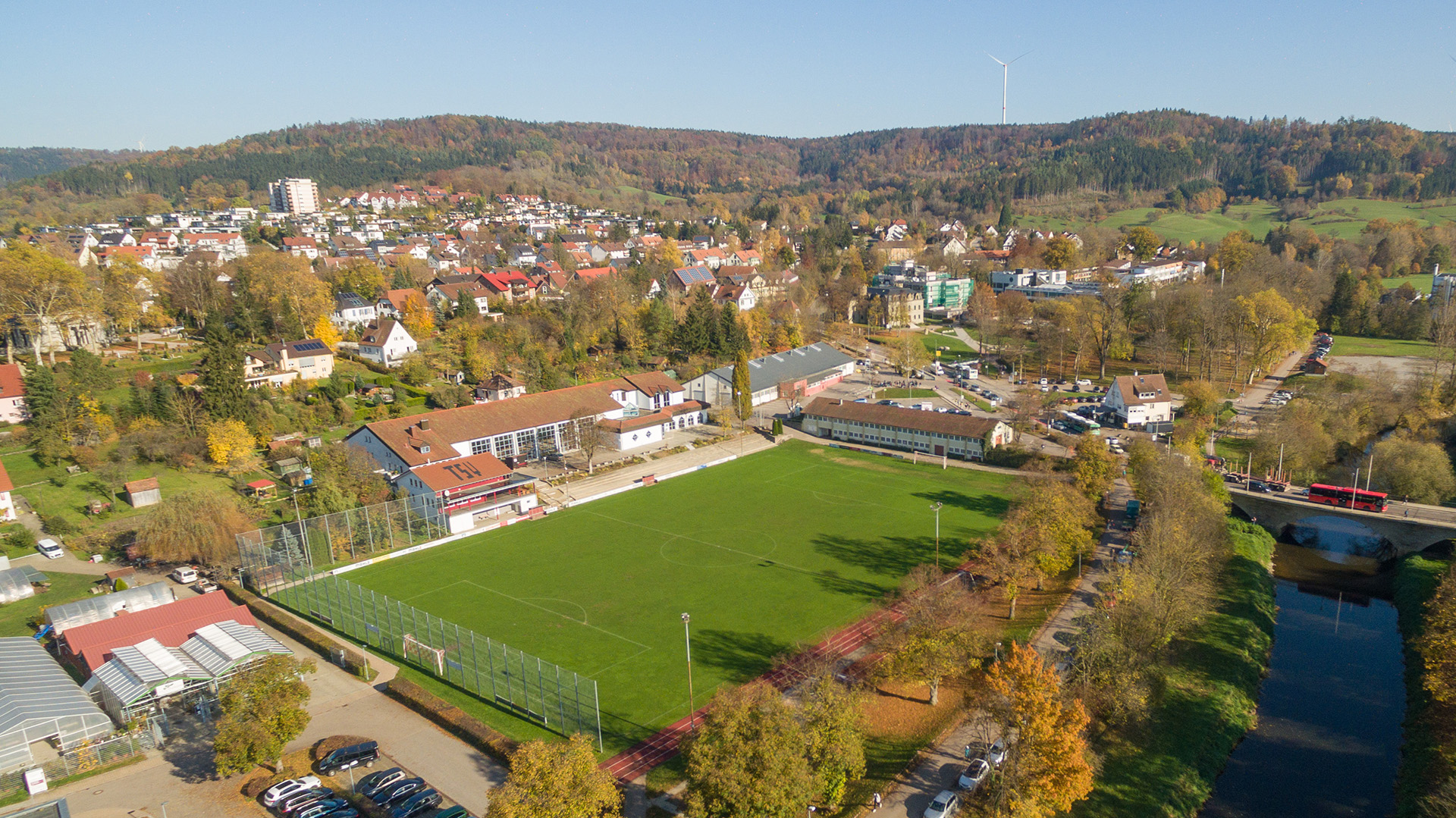 TSV Gaildorf Sportplatz Drohnenaufnahme